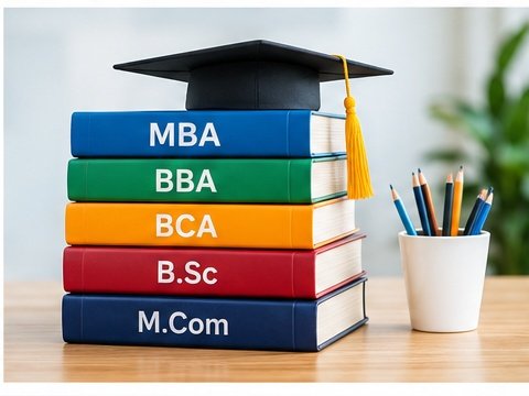 Books and study material for online education